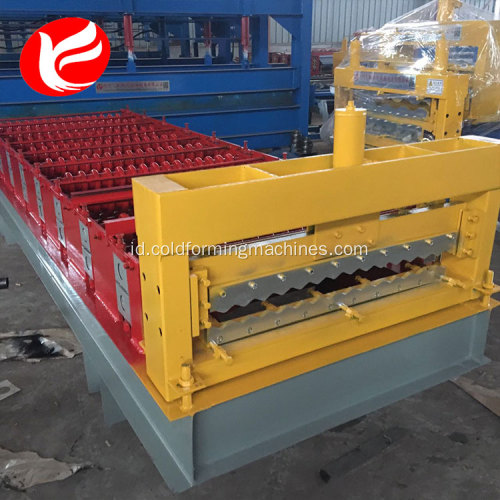 Mesin roll forming bergelombang berkualitas tinggi untuk dijual